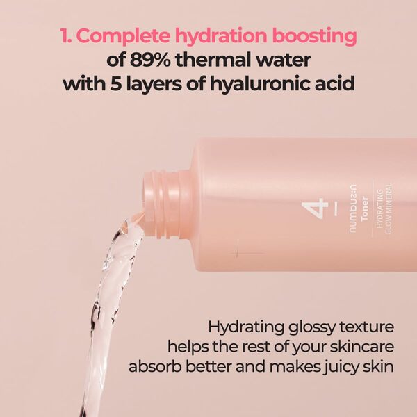 Numbuzin No.4 Hydrating Glow Mineral Toner – 200ml