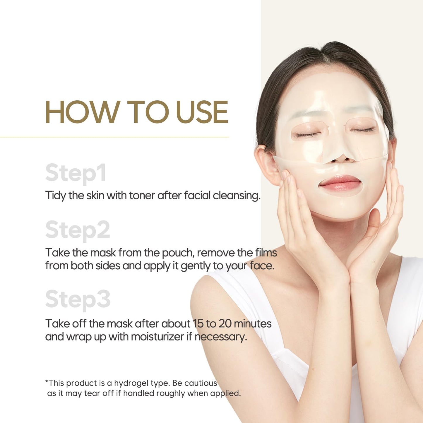 Petitfee Gold Hydrogel Mask (1 Sheet)