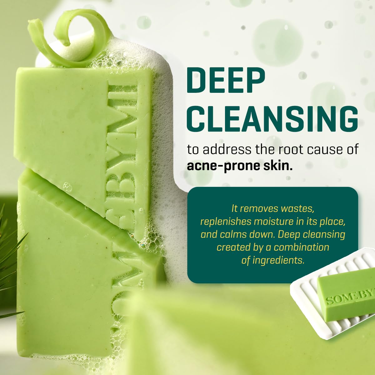 Somebymi AHA.BHA.PHA 30 Days Miracle Cleansing Bar – 106g
