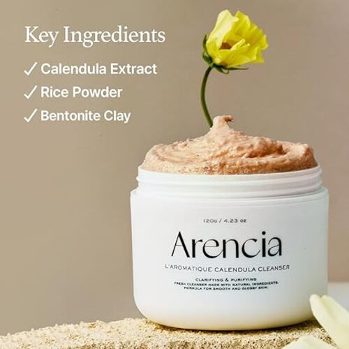 Arencia Calendula Rice Mochi Cleanser 120g