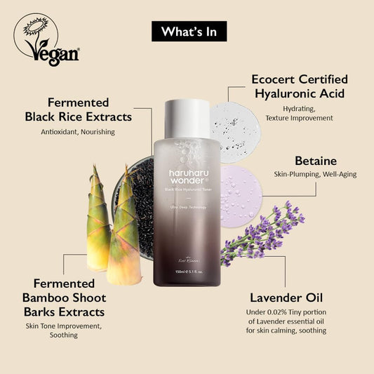 Haruharu Wonder Black Rice Hyaluronic Toner-Original