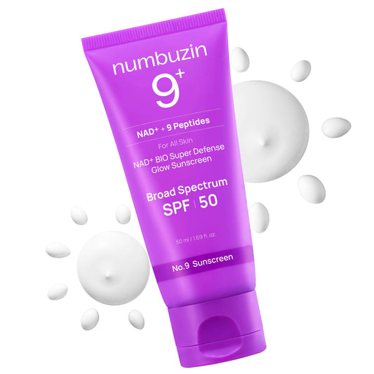 Numbuzin No.9 NAD+ BIO Super Defense Glow Sunscreen (SPF 50)