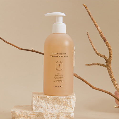 Heveblue Salmon Fruity Centella Body Wash 300ml