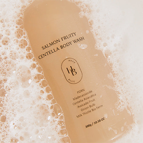 Heveblue Salmon Fruity Centella Body Wash 300ml