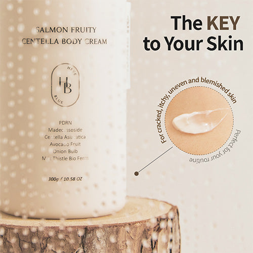 Heveblue Salmon Fruity Centella Body Cream 300ml
