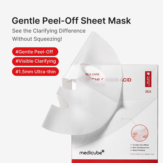Medicube Hypochlorous Acid Peel Mask (3 Sheets)