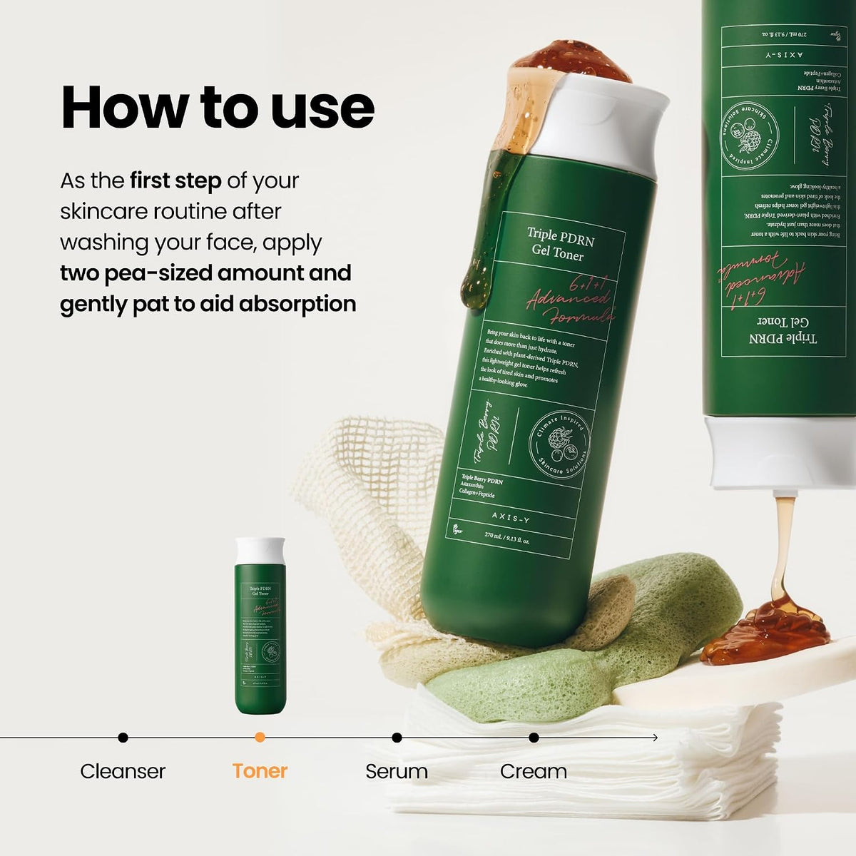 AXIS-Y Triple PDRN Gel Toner – 270ml