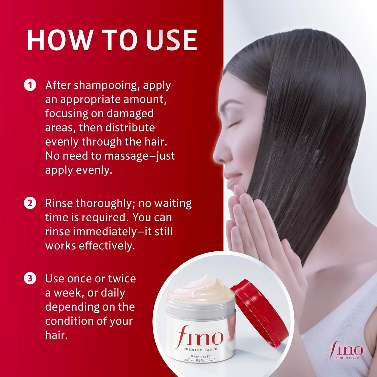 Fino Premium Touch Essence Hair Mask – 230g
