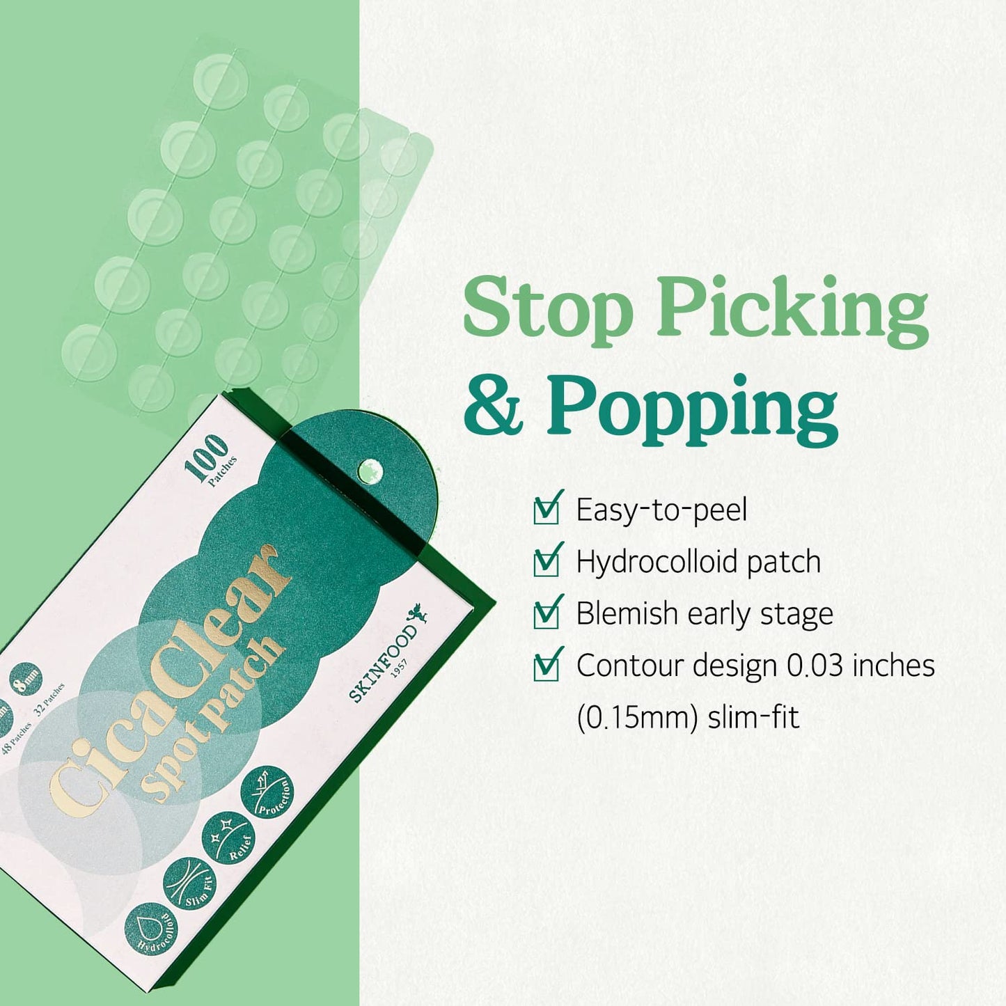 Skinfood CICA Clear Spot Patch 110EA