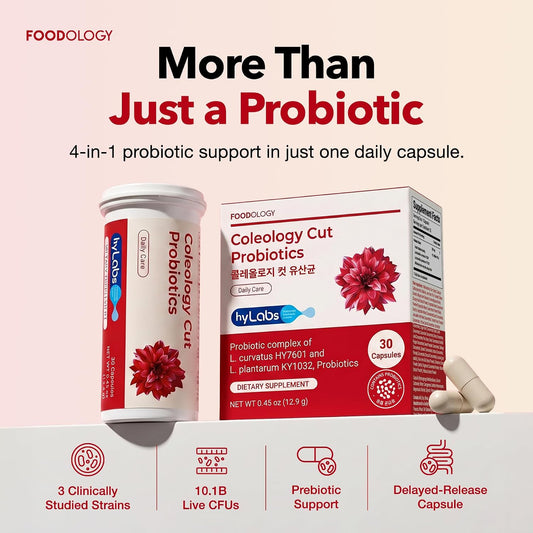 Foodology (Renew) Coleology Cut Diet Probiotics — 30 Capsules