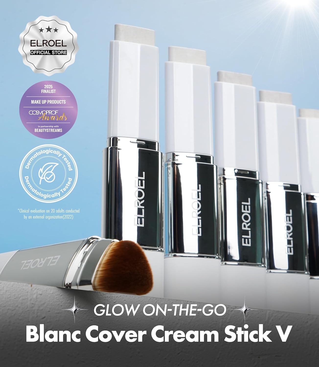 ELROEL Blanc Cover Cream Stick (4 Colors)