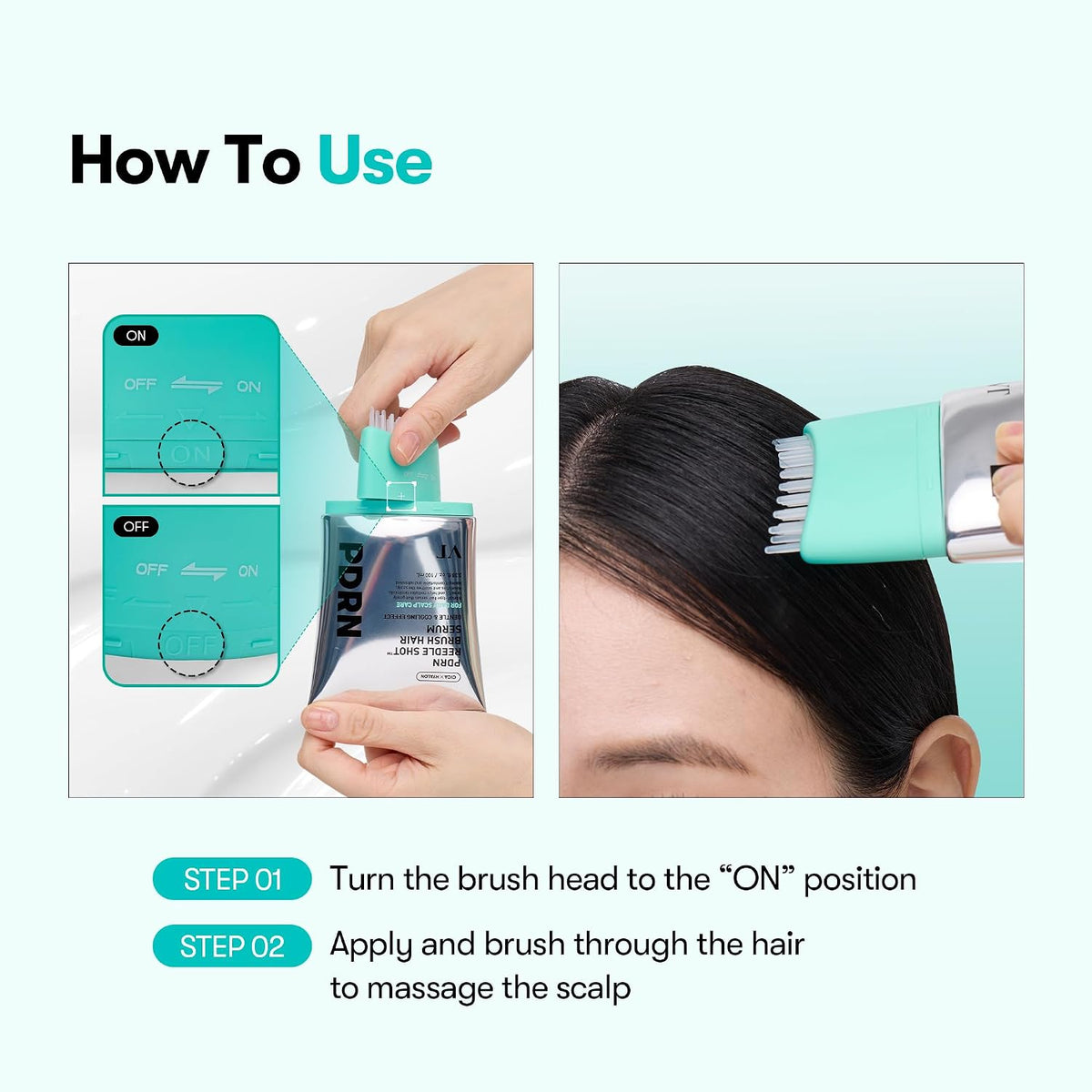 VT PDRN Reedle Shot Brush Hair Serum – 100ml