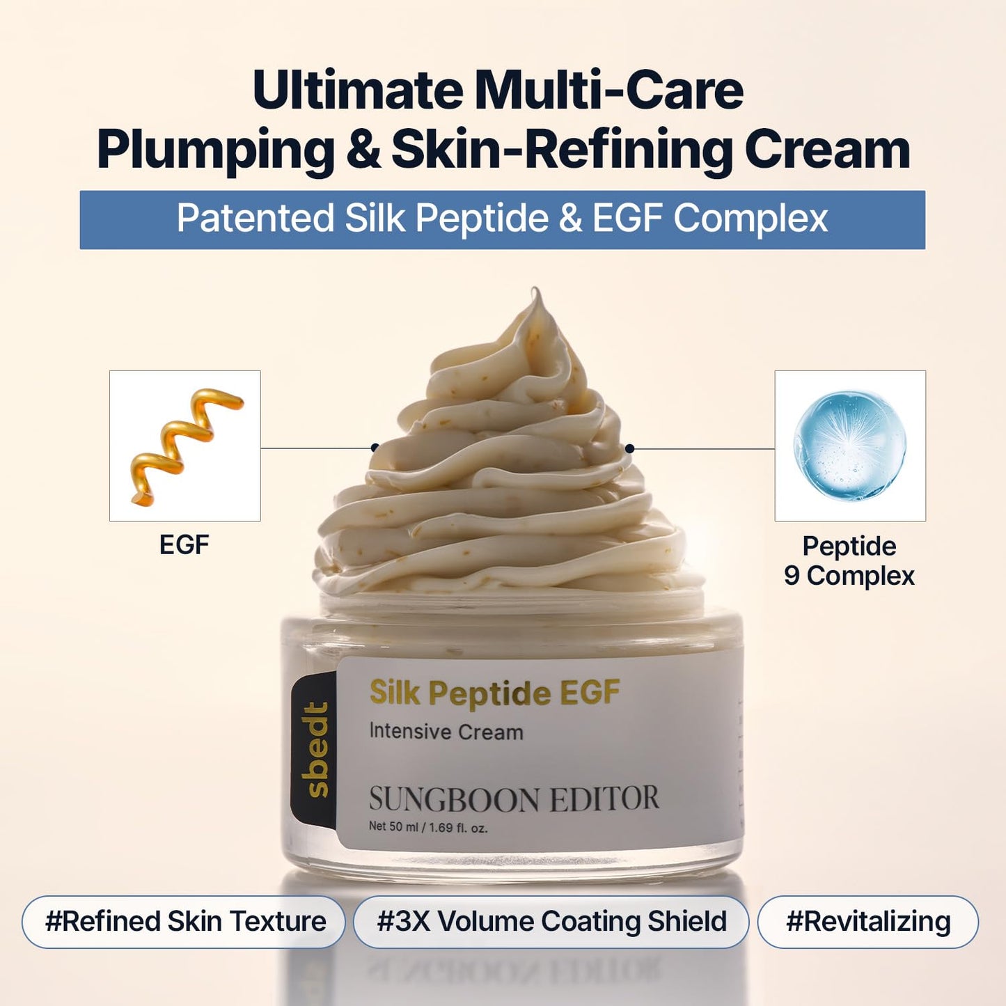Sungboon Editor Silk Peptide EGF Intensive Cream 50ml