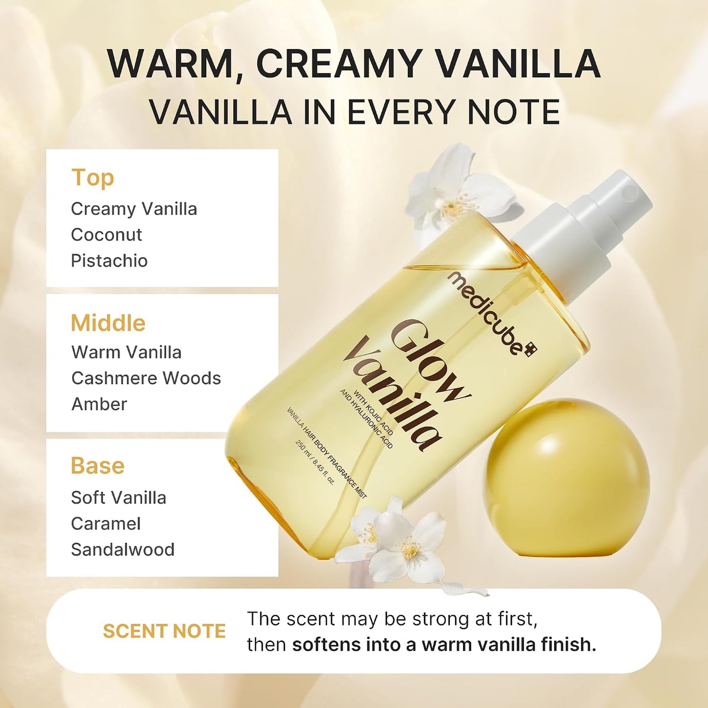 Medicube Vanilla Hair & Body Fragrance Mist 250ml