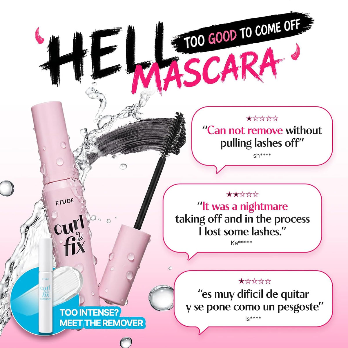 Etude Curl Fix Mascara Mini