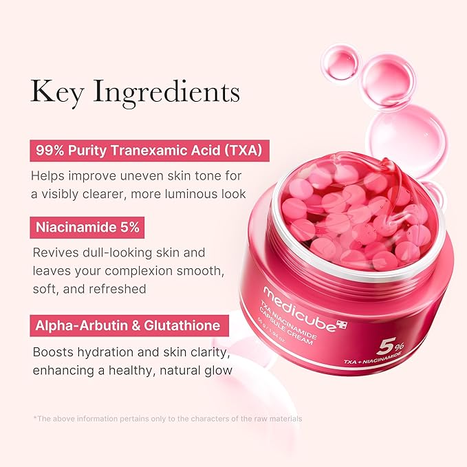 Medicube TXA Niacinamide Capsule Cream – Radiance & Tone Correcting Moisturizer