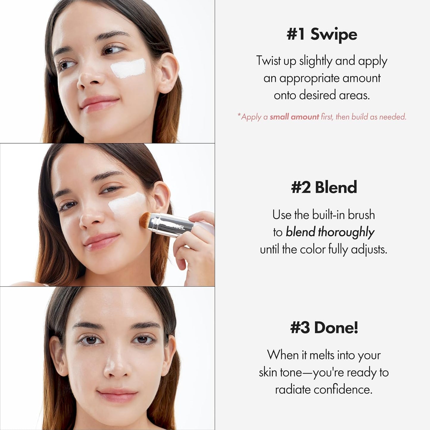 ELROEL Blanc Cover Cream Stick (4 Colors)
