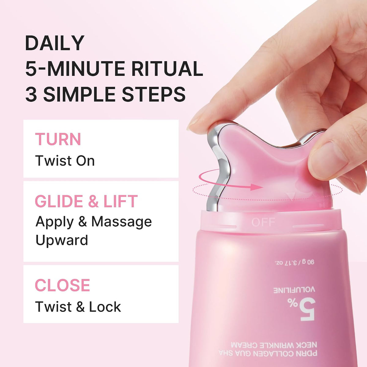 Medicube PDRN Collagen Gua Sha Neck Wrinkle