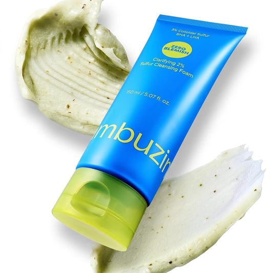 Numbuzin Zero Blemish Clarifying 2% Sulfur Cleansing Foam – 150ml