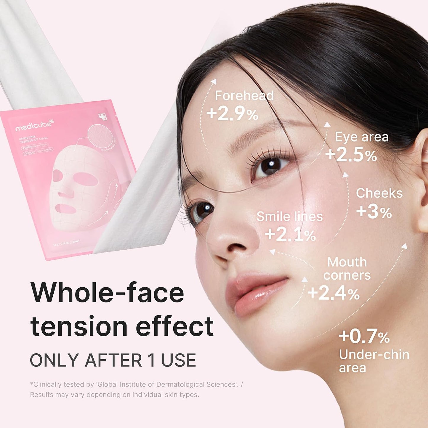 Medicube PDRN Pink Lift Up Mask (4 Sheets)
