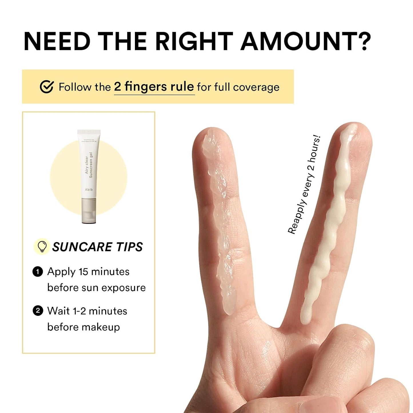 Abib Airy Clear Sunscreen Gel Smoothing Tube SPF 30 30ml