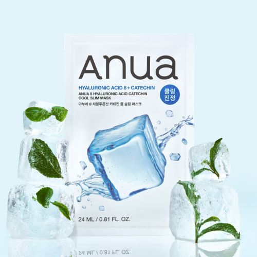 Anua 8 Hyaluronic Acid Catechin Cool Slim Mask 23ml- 1 Sheet