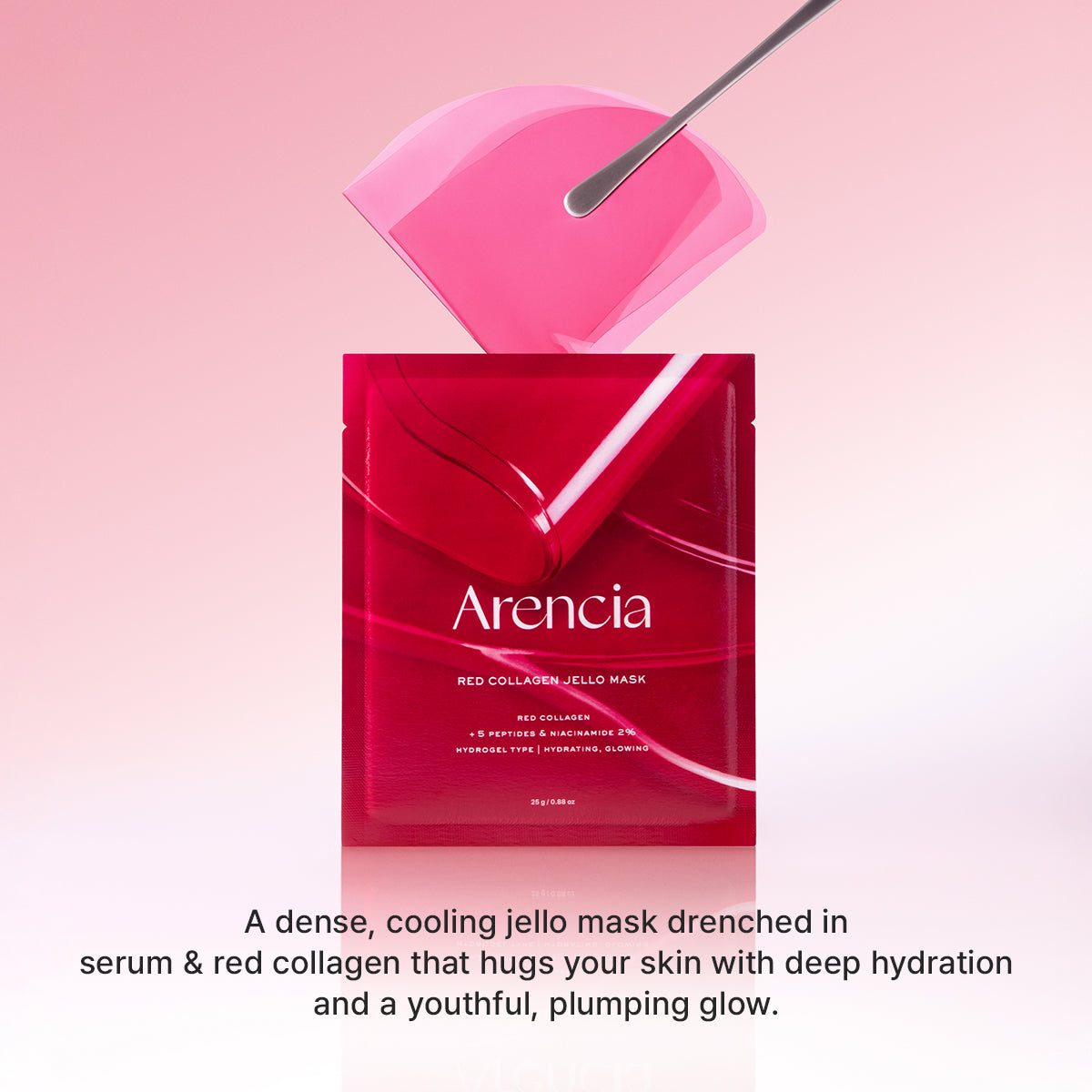 Arencia Red Collagen Jello Mask Box (4 Sheets)