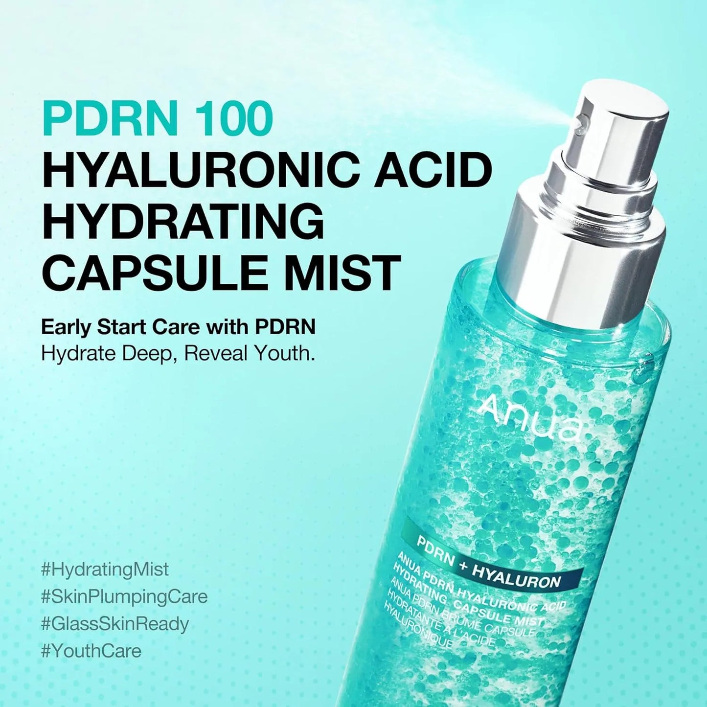 Anua PDRN Hyaluronic Acid Hydrating Capsule Mist 100ml