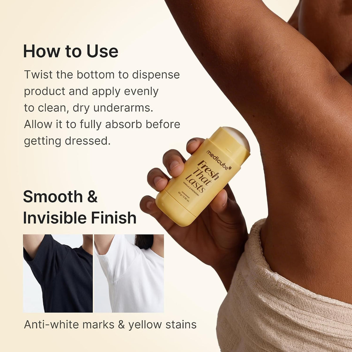 Medicube Vanilla & Pistachio Deodorant – 80g