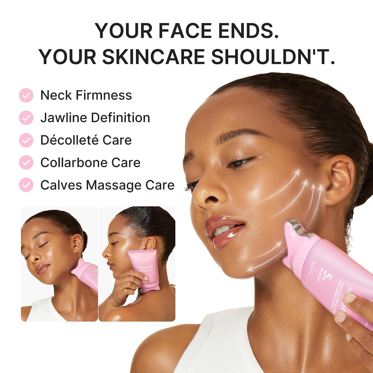 Medicube PDRN Collagen Gua Sha Neck Wrinkle