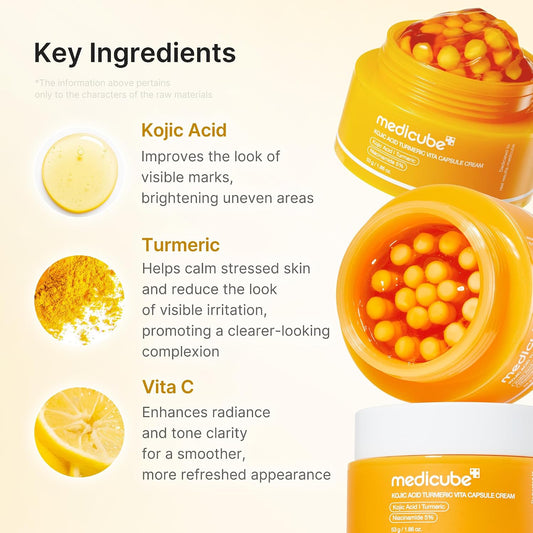 Medicube Kojic Acid Turmeric Vita Capsule Cream