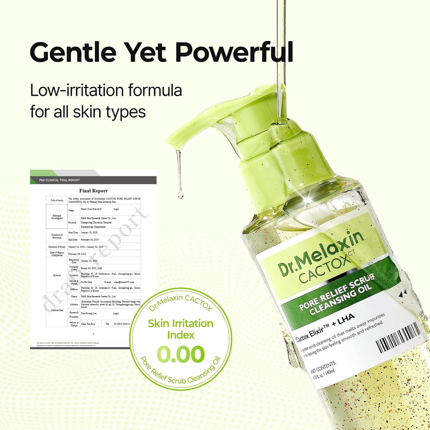 Dr.Melaxin Cactox Pore Relief Scrub Cleansing Oil 140ml
