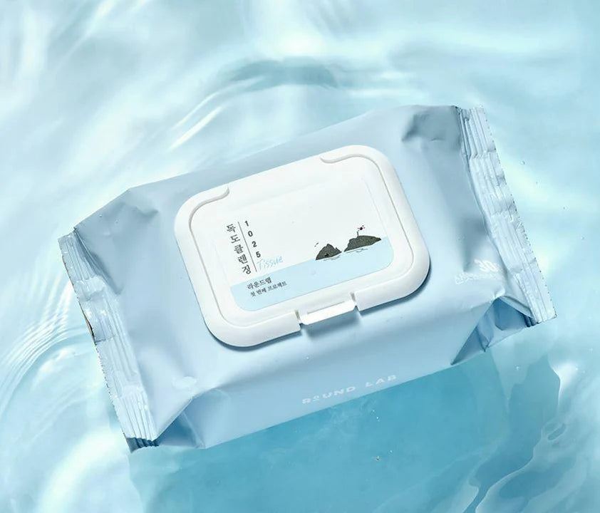 ROUND LAB 1025 Dokdo Cleansing Tissue – 30pcs