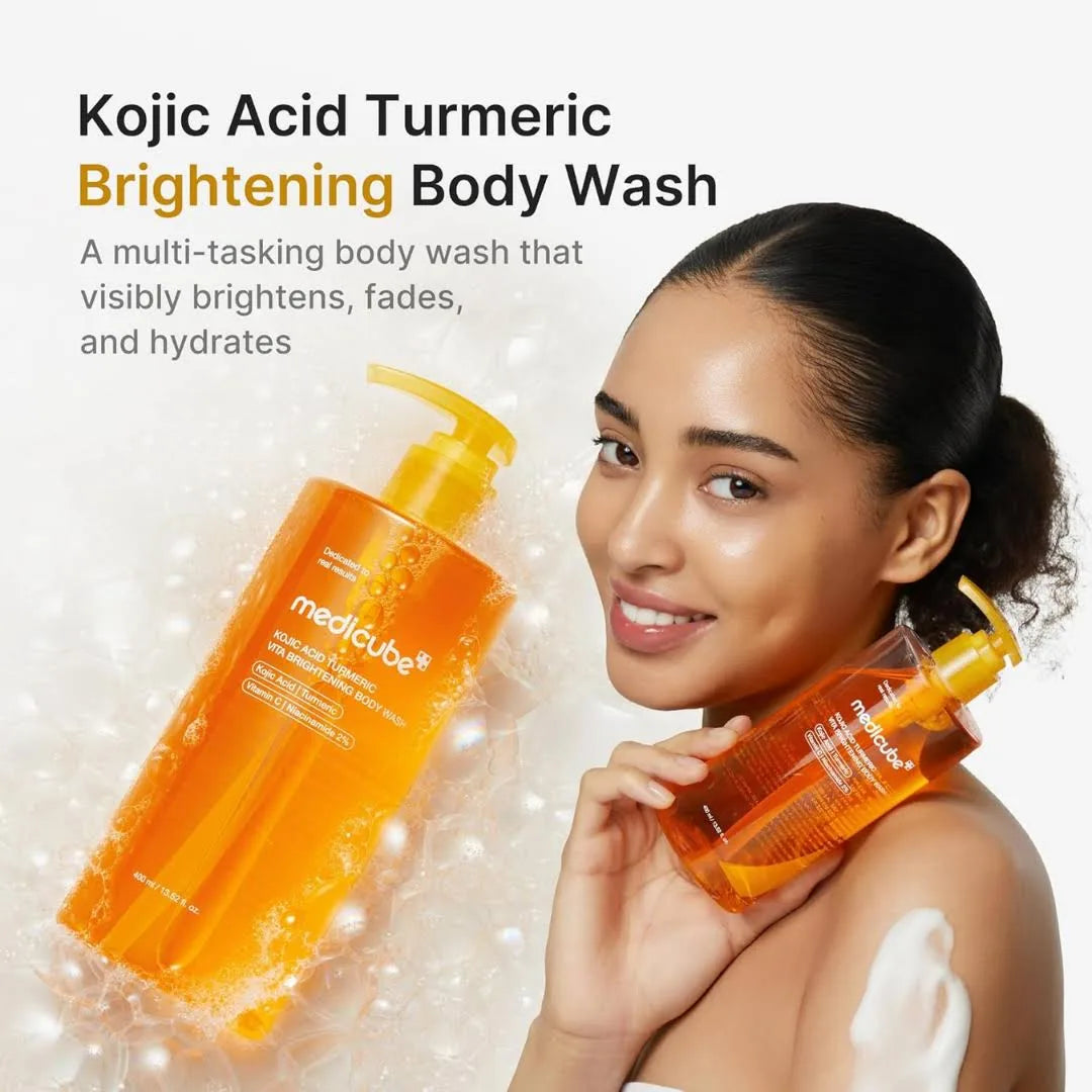Medicube Kojic Acid Turmeric Vita Brightening Body Wash (400 ml)