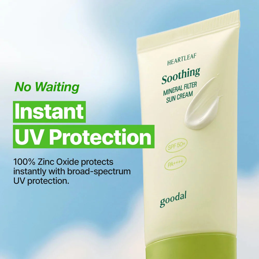 Goodal Heartleaf Calming Mineral Filter Sun Cream SPF 50 50ml