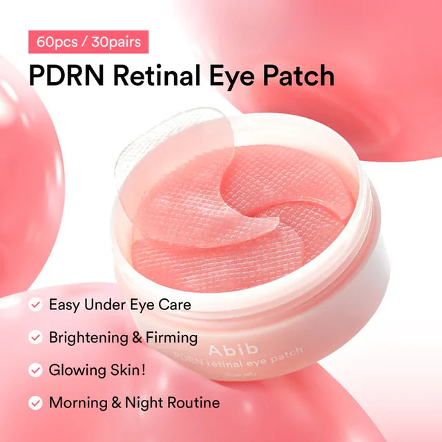 Abib PDRN Retinal Eye Patch Glow Jelly – 60 Patches