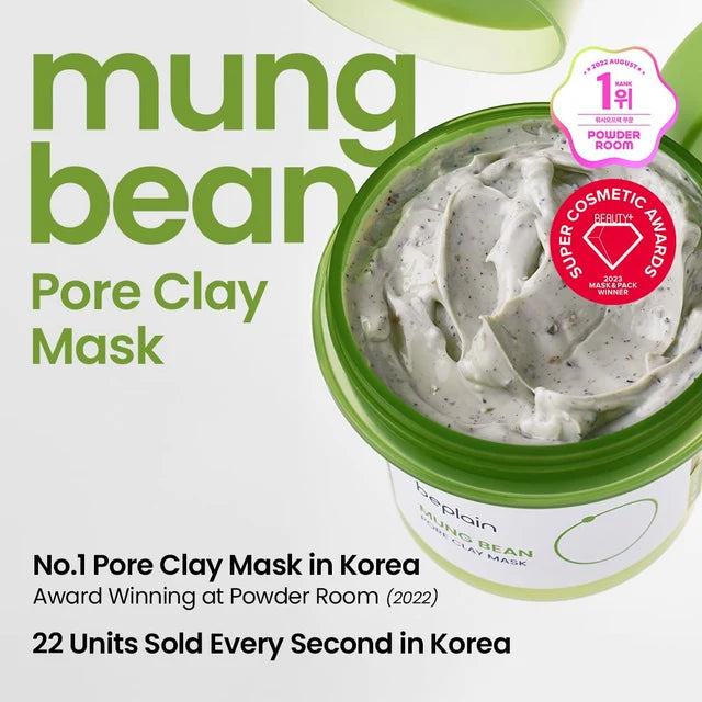 beplain Mung Bean Pore Clay Mask – 120ml