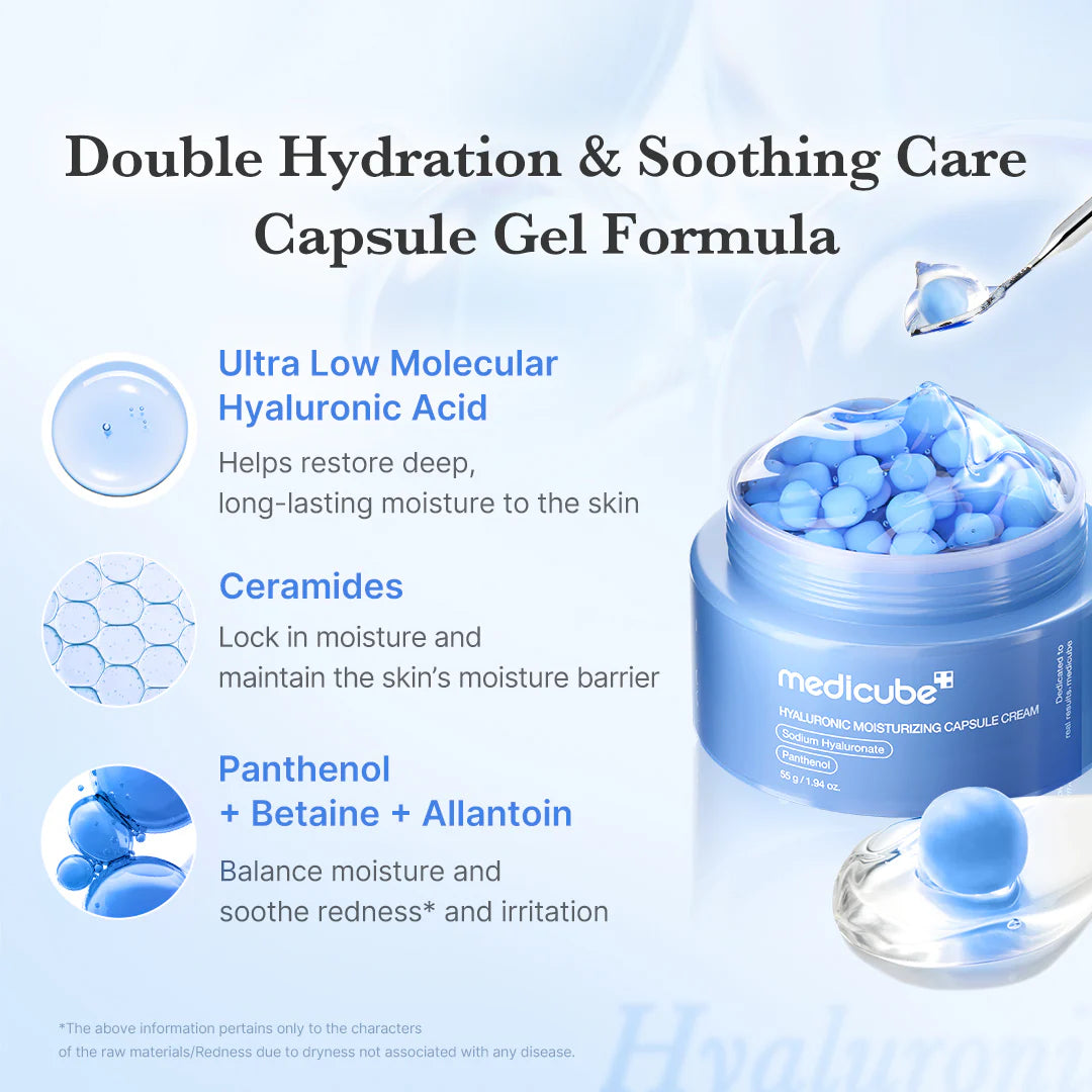 Medicube Hyaluronic Moisturizing Capsule Cream 55ml