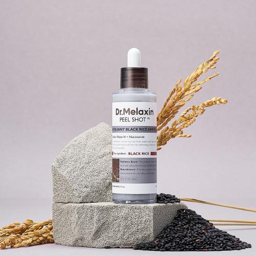 Dr.Melaxin Peel Shot Exfoliating Black Rice Ampoule – Blackheads & Pore Care (80ml)