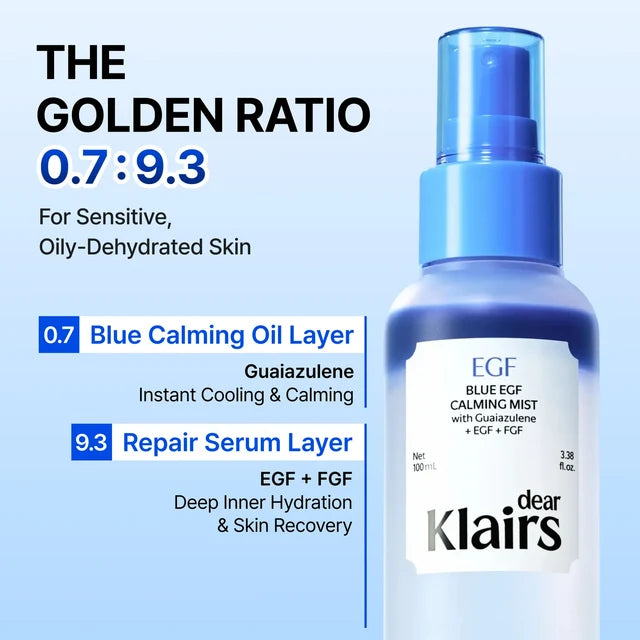 Dear Klairs Blue EGF Calming Mist – 100ml
