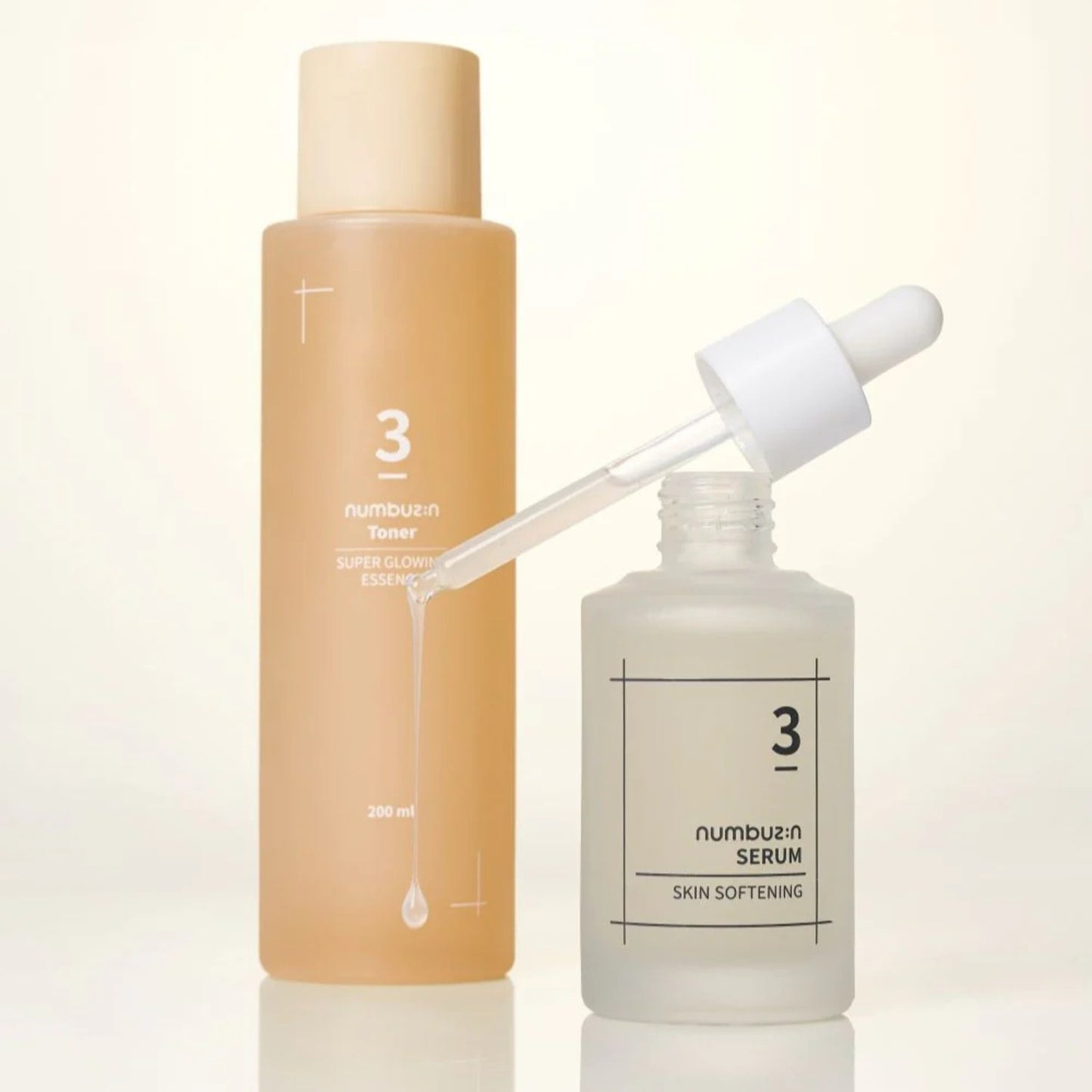 Numbuzin No.3 Pore Tightening Glass Skin Duo
