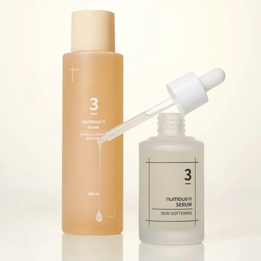 Numbuzin No.3 Pore Tightening Glass Skin Duo