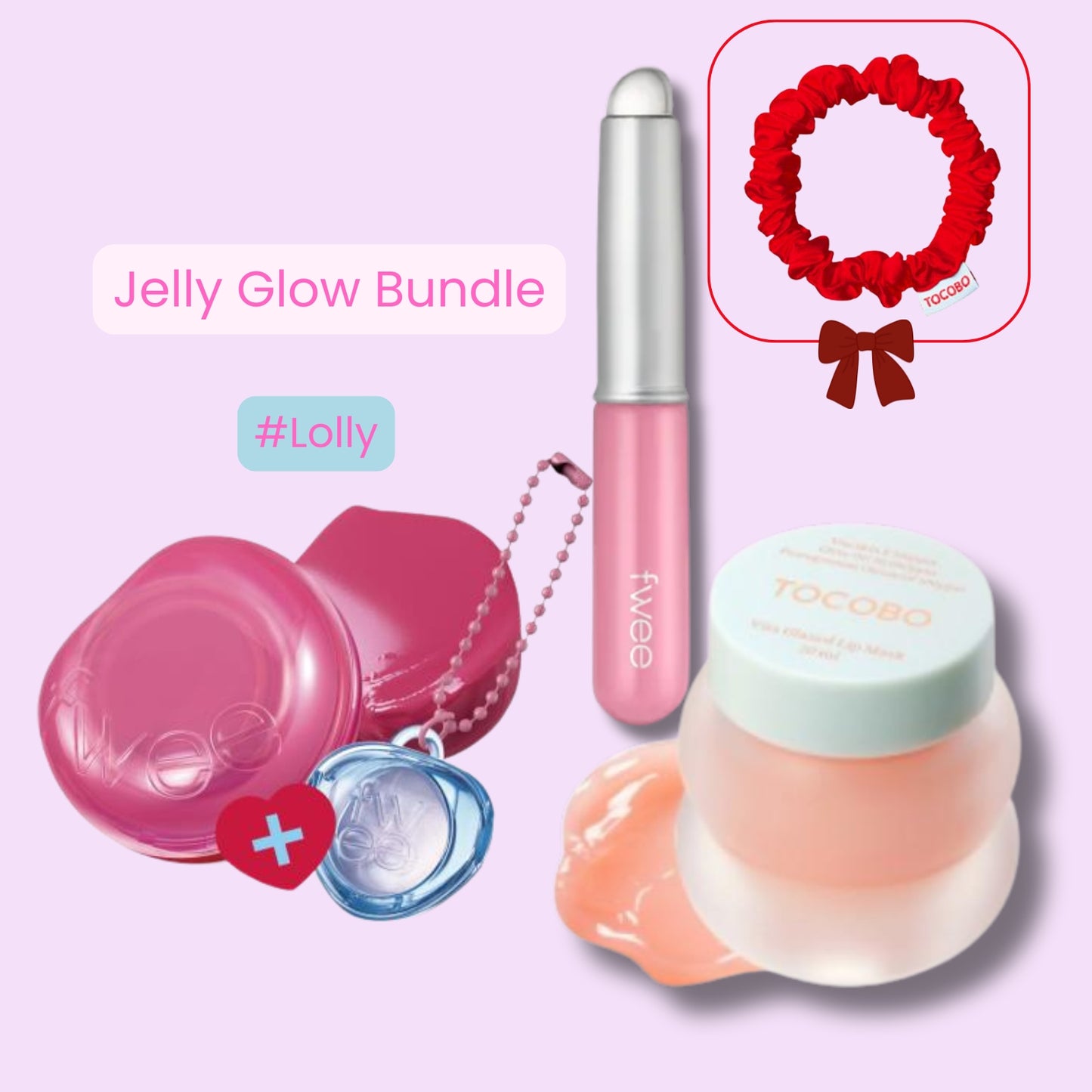 Jelly Glow Set – Fun, Flirty, and Glow-Ready! ($48 Value Set)