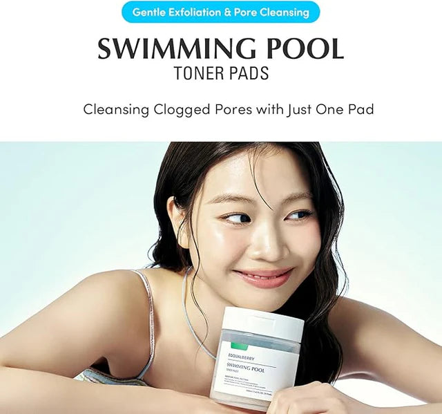 Eqqualberry Swimming Pool Toner Pads – 70 Pads