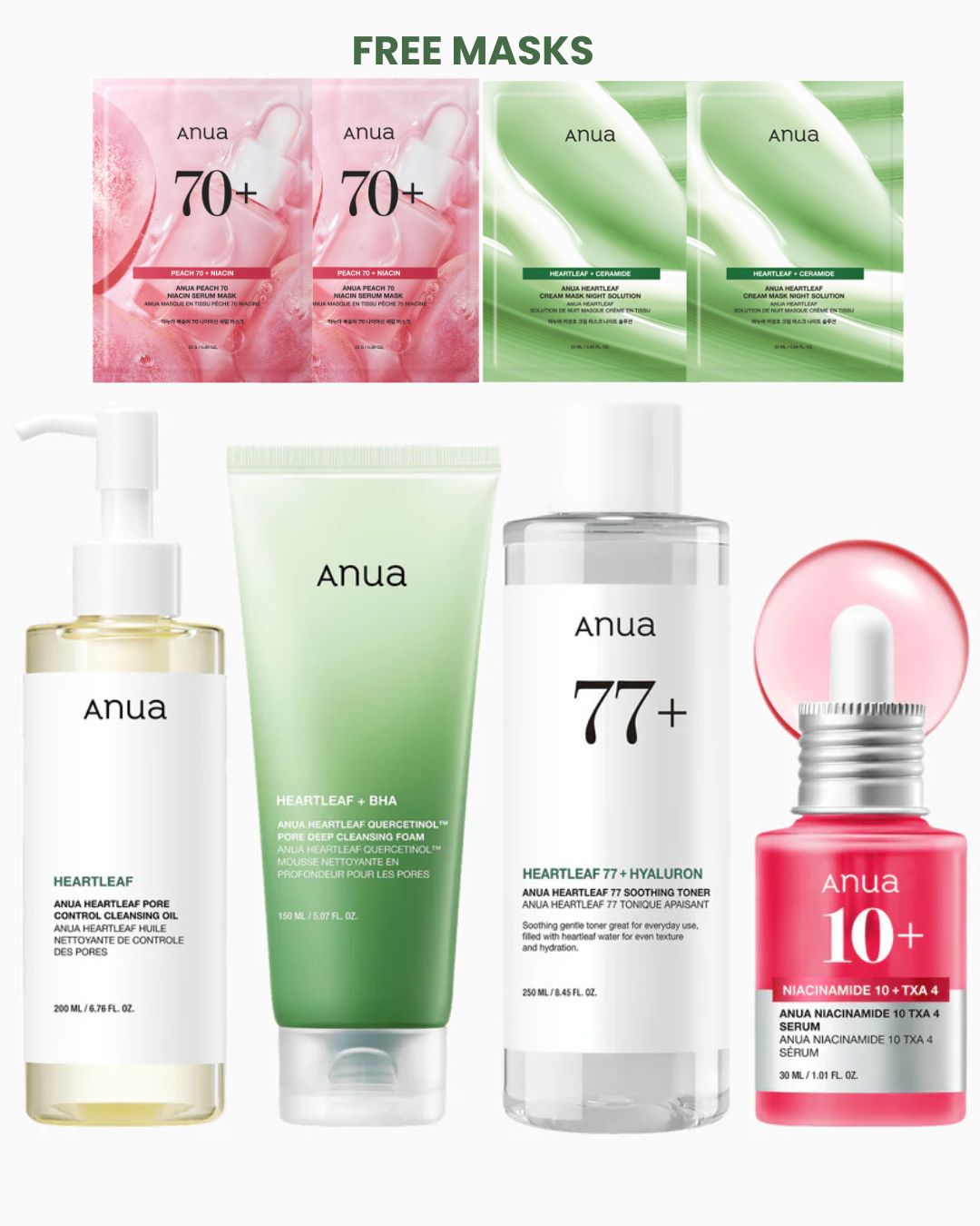 Anua Glass Skin Essential Set