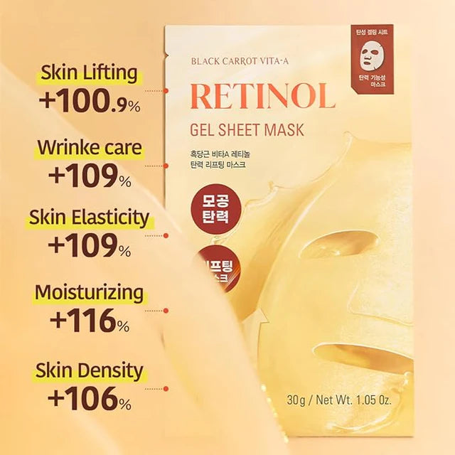 Goodal Retinol + Black Carrot Gel Sheet Mask