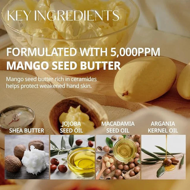 Hetras Perfumed Mango Seed Butter Hand Cream (50ml)-5 Types
