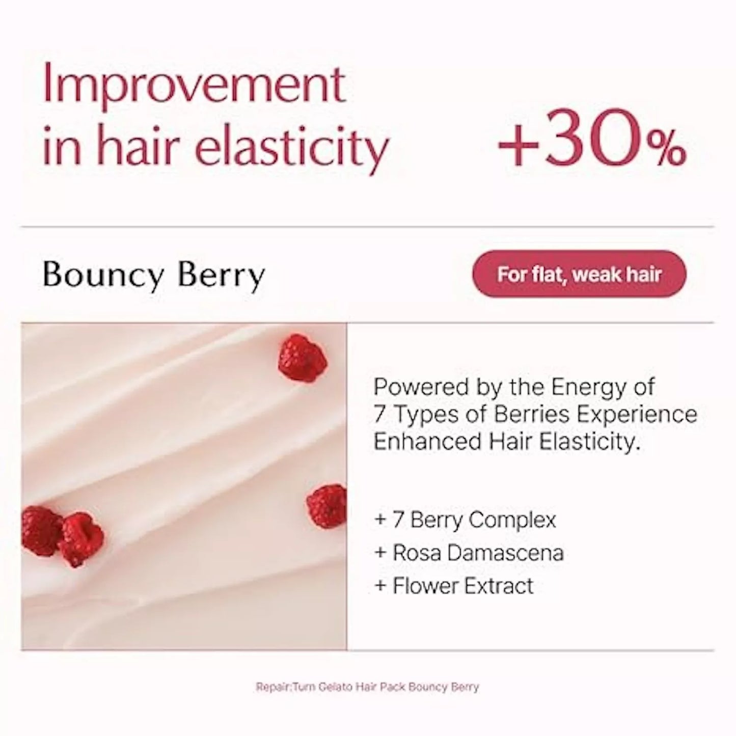 Lilyeve RepairTurn Gelato Hair Pack Bouncy Berry