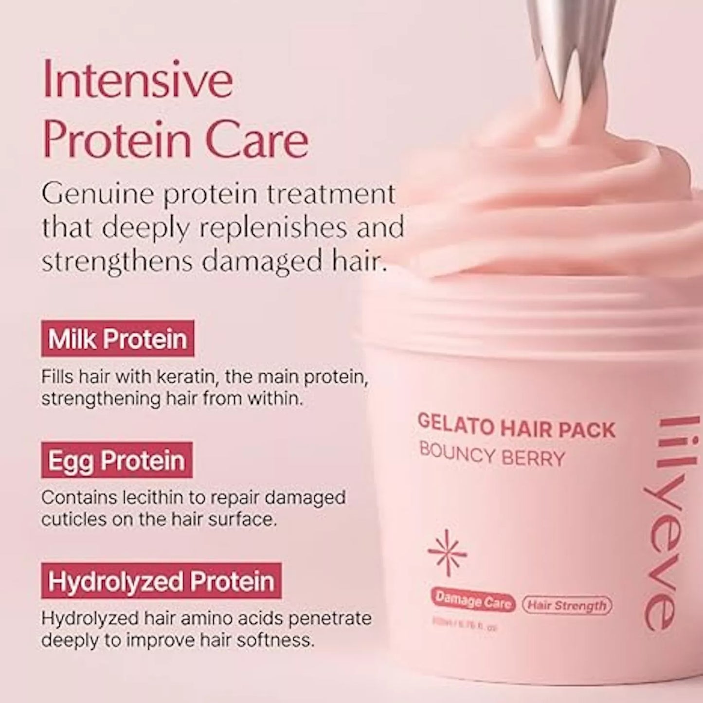 Lilyeve RepairTurn Gelato Hair Pack Bouncy Berry