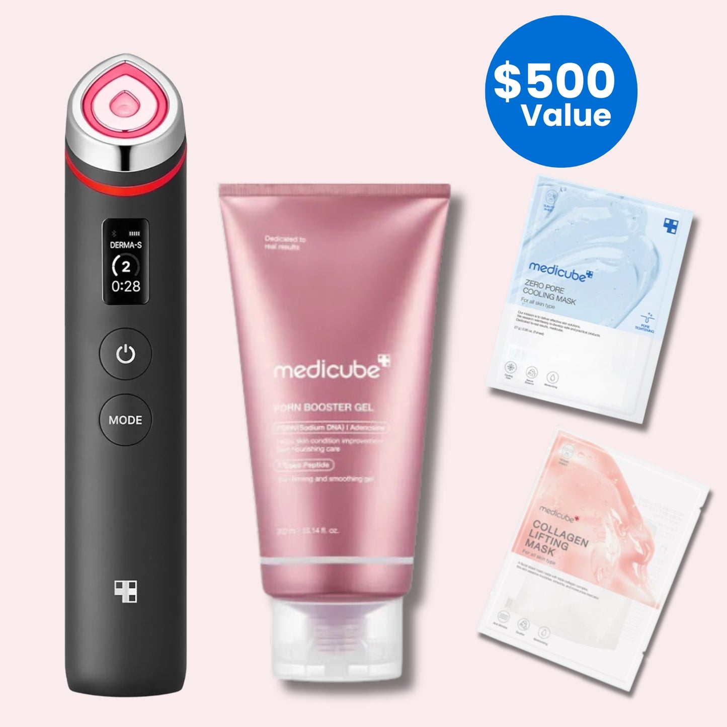 Medicube AGE-R Booster Pro Ex - BLACK(+AGE R PDRN BOOSTER GEL 300 ML Gift)